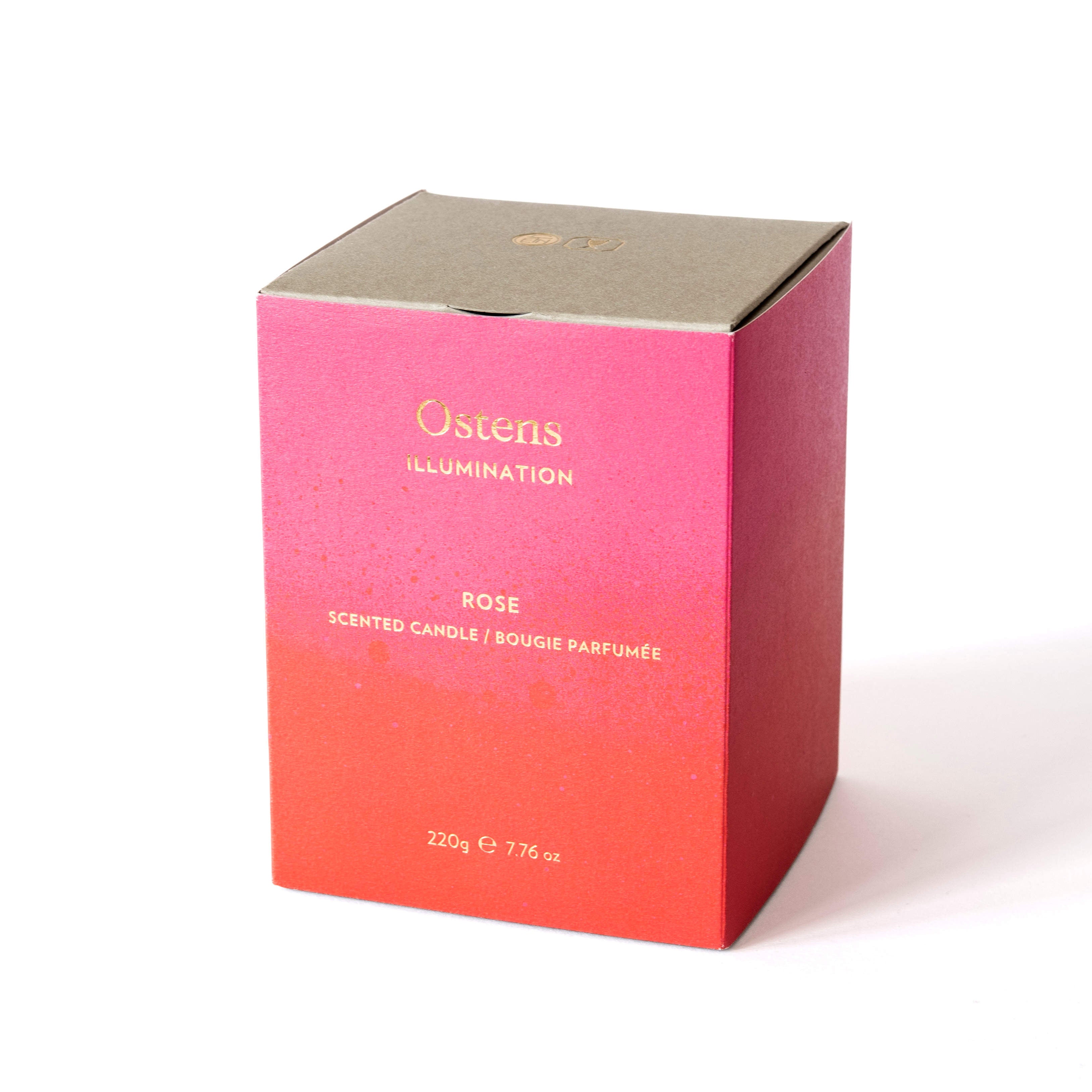 Ostens Illumination Rose Candle 220g