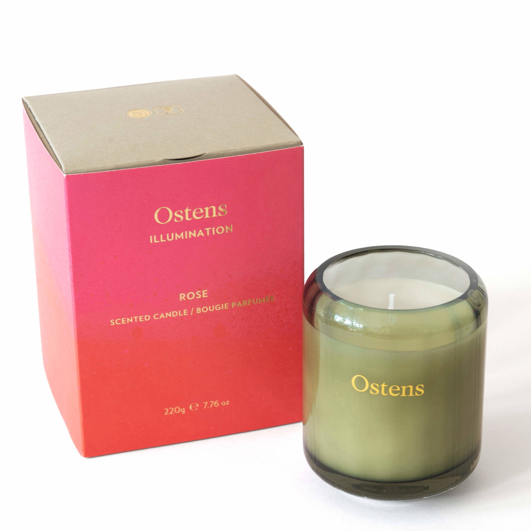 Ostens Illumination Rose Candle 220g