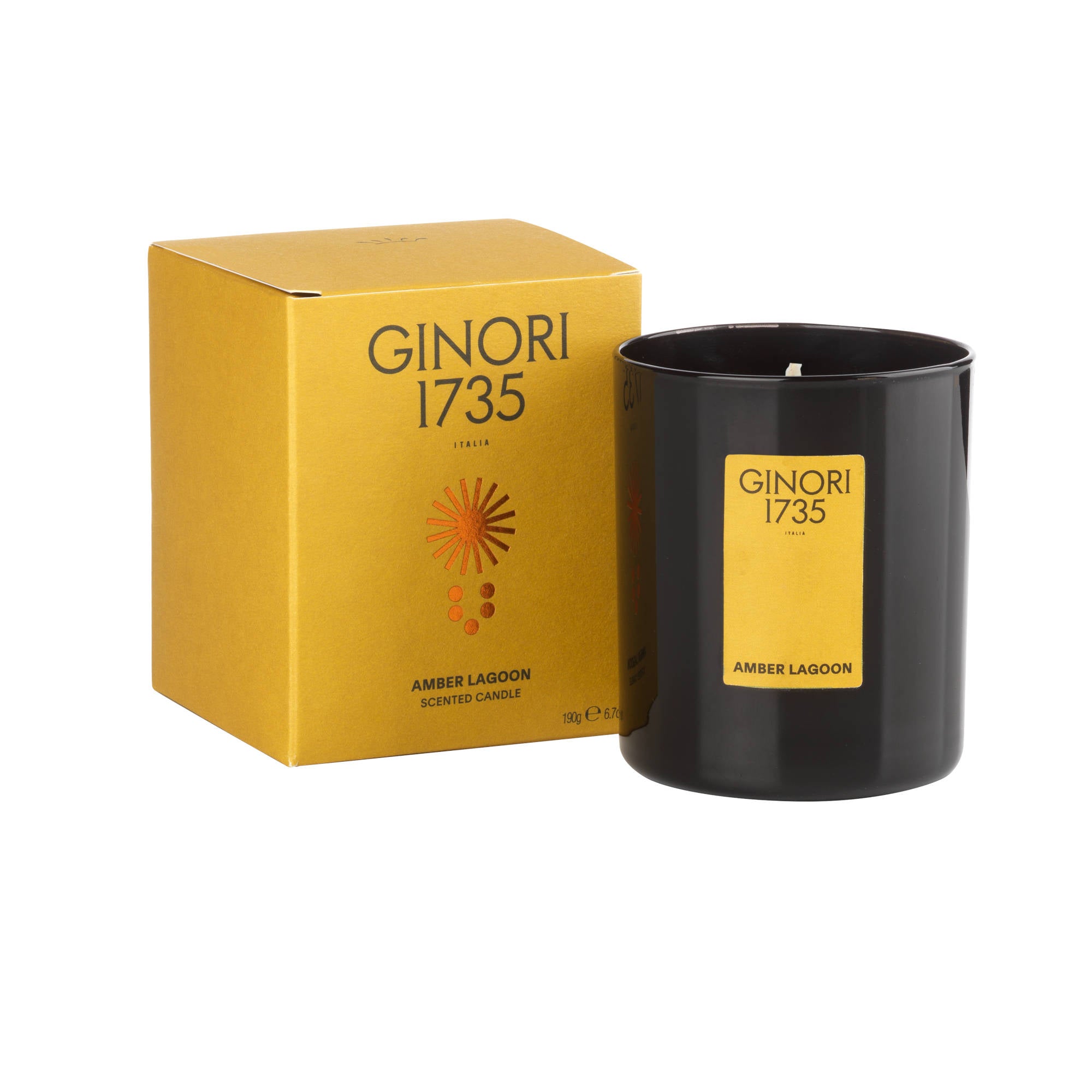 Ginori 1735 LCDC Amber Lagoon Candle - 190g