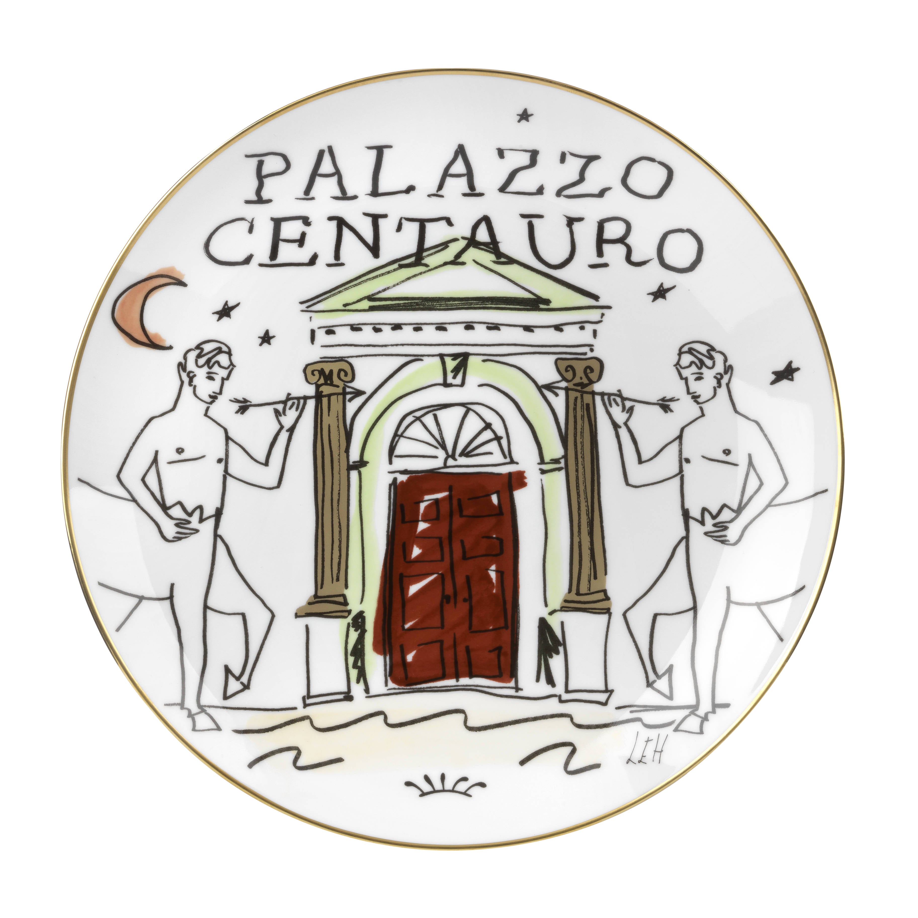 Profumi Luchino Palazzo Centauro Plate