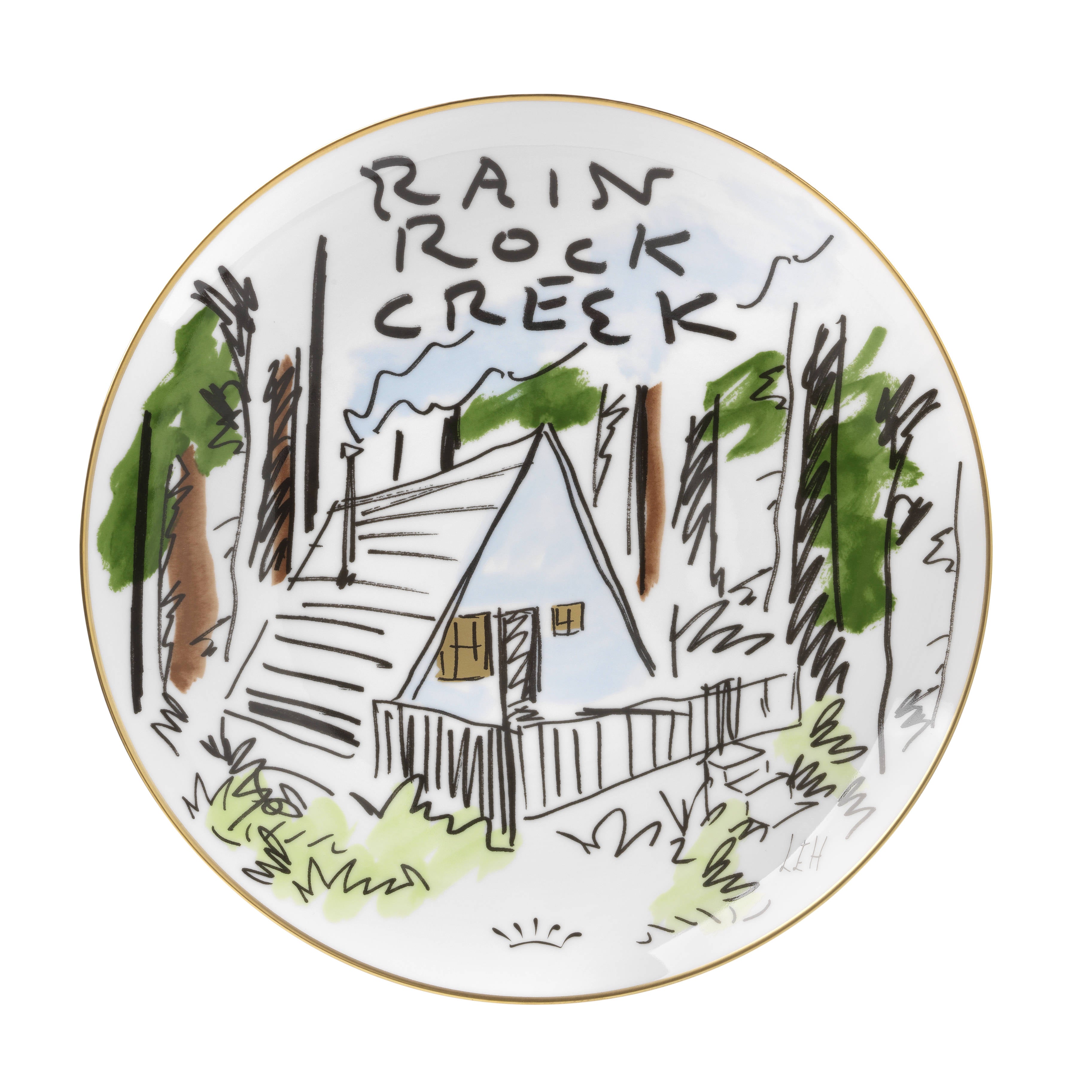 Profumi Luchino Rain Rock Creek Plate