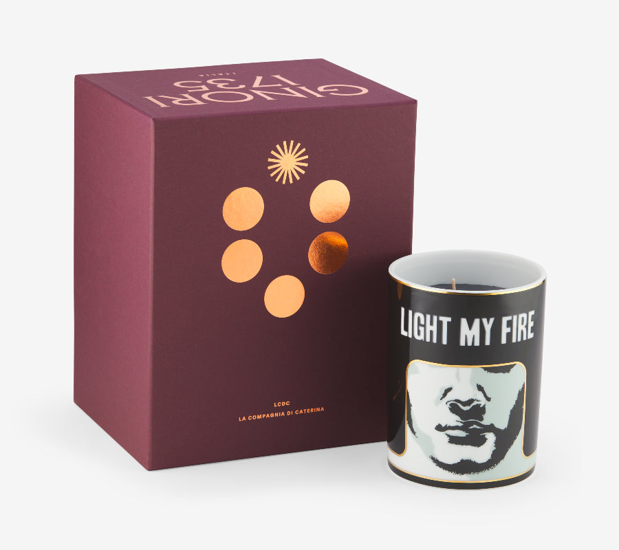 Ginori 1735 LCDC Il Favorito Black Stone Candle - Large