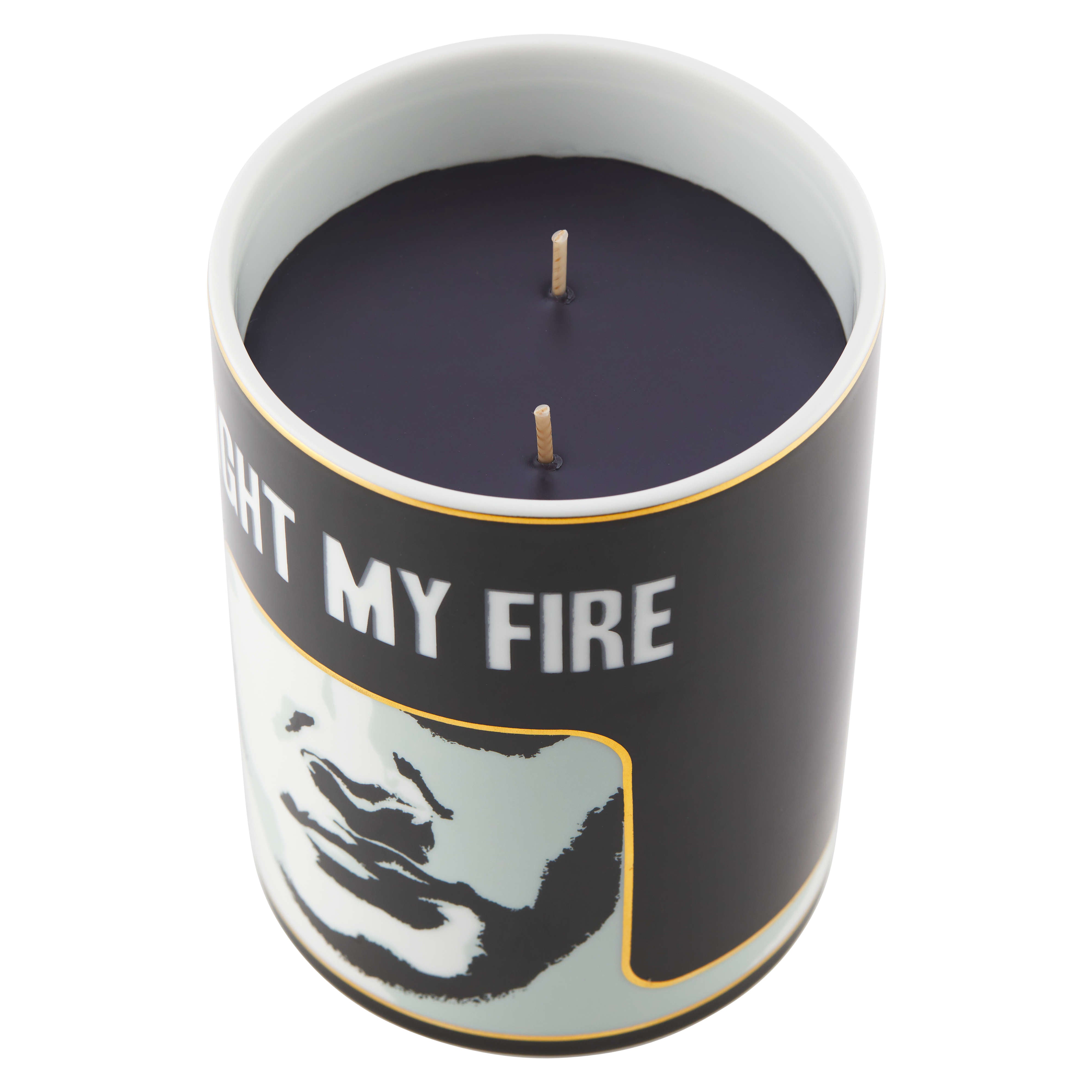 Ginori 1735 LCDC Il Favorito Black Stone Candle - Large