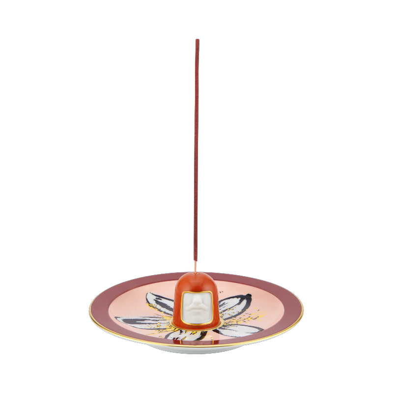 Ginori 1735 LCDC Il Frate Orange Renaissance Incense Holder