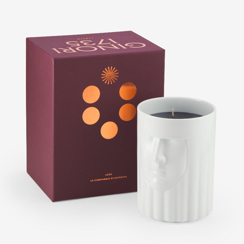 Ginori 1735 LCDC La Dama Black Stone Candle - Large