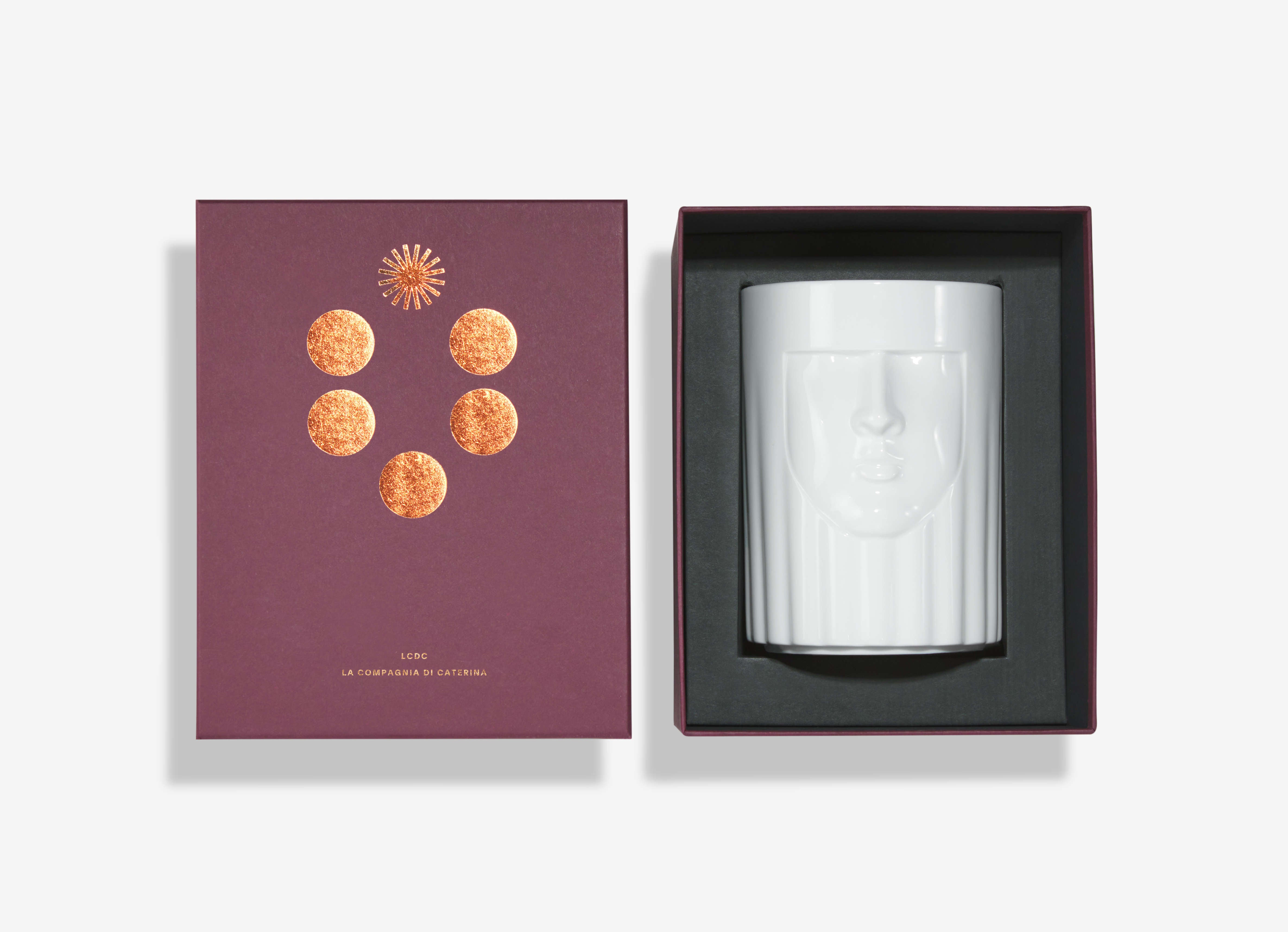 Ginori 1735 LCDC La Dama Black Stone Candle - Large