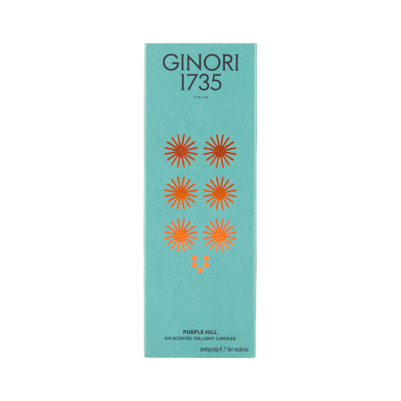Ginori 1735 LCDC Il Letterato Purple Hill Votive Candles - 6 x 40g